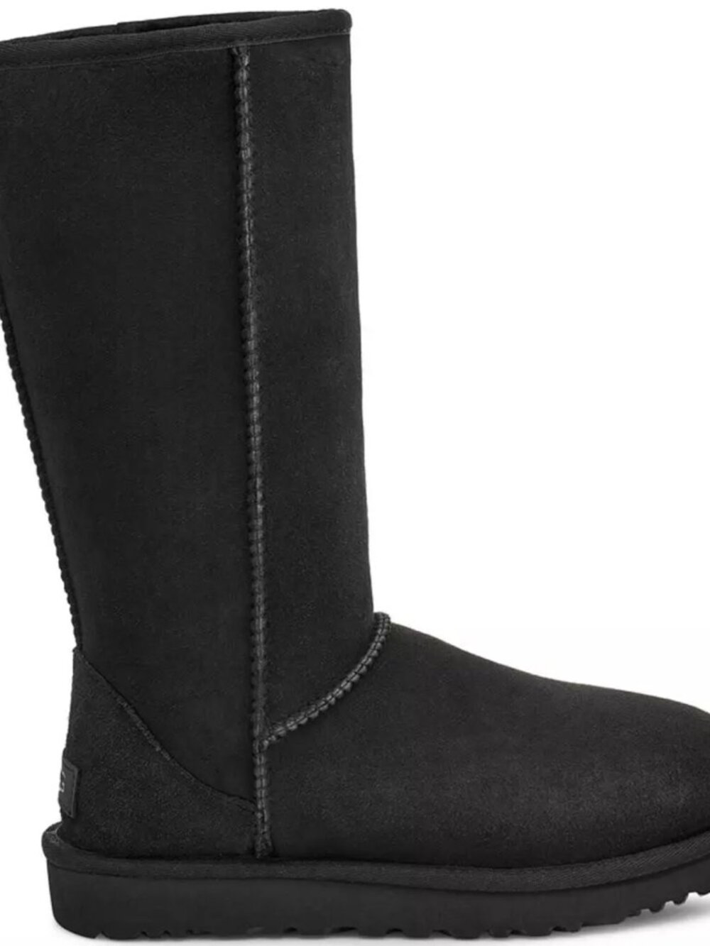 UGG  Women's UGG Black Classic II Tall Boots Size 10 - Picture 2 of 7